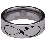 Infinity Love Tungsten Carbide Ring