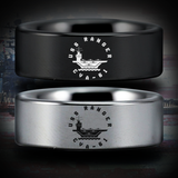 USS Ranger Tungsten Carbide Ring