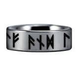 Lion and Wolf Tungsten Carbide Ring