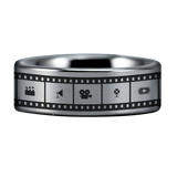 Movie Lover's Tungsten Carbide Ring