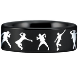 Dance Style 2 Tungsten Carbide Ring