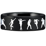 Dance Style 2 Tungsten Carbide Ring