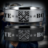 Boatswain Mate Tungsten Carbide Ring