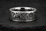 Firefighter Helmet Ladder Ring hero mockup