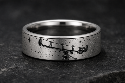 Refracting Telescope Refractor Tube Ring hero mockup