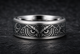 Owl Wisdom Eyes Ring hero mockup