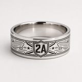 2nd Amendment Liberty Shield Ring hero mockup