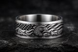 American Eagle Freedom Ring hero mockup