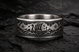 Viking Longship Rune Ring hero mockup