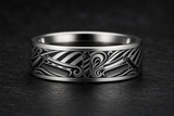 Barber Pole Barber Pole Spiral Ring hero mockup