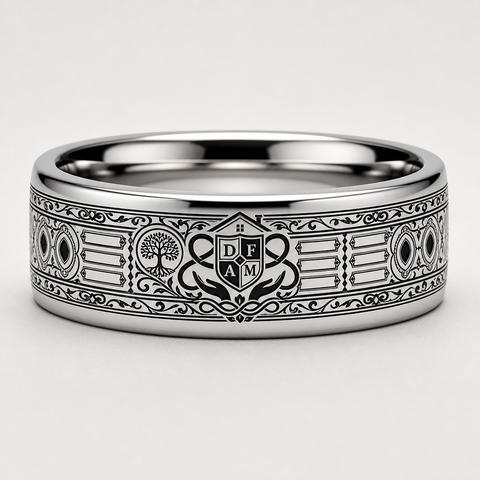 Dad Infinity Ring hero mockup