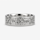 We The People Constitution Script Ring hero mockup