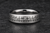 Piano Treble Clef Ring hero mockup