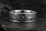 Lion Courage Shield Ring hero mockup
