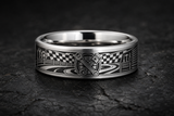 Mechanic, Machinist, Checkered Flag Rail Ring hero mockup