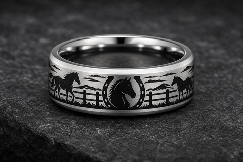 Horse Profile Ring hero mockup