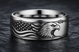 American Eagle Freedom Ring hero mockup