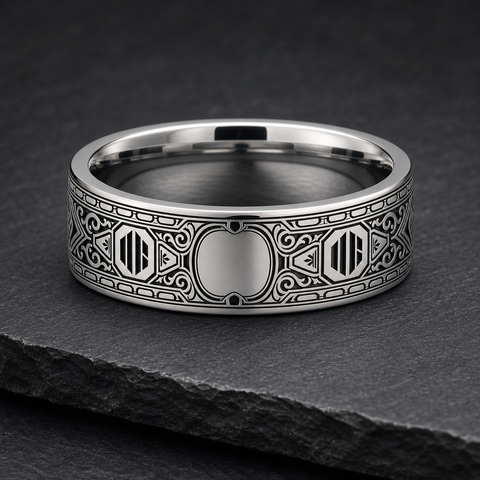 Chunky Gold Ring hero mockup