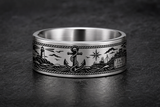 Anchor Steadfast Harbor Ring hero mockup