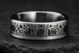 Wisdom Teacher Apple Ring hero mockup