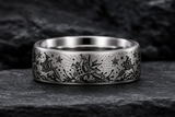 Old School Tattoo Machine Ring hero mockup