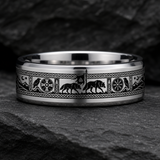 Odin Wolf Standard Omen Shield Rail Ring hero mockup