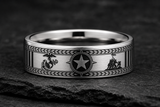 Marine Corps Honor Stripe Ring hero mockup