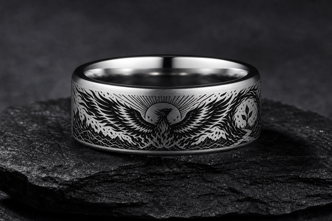 Phoenix Wing Ring hero mockup