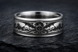 Dragon Guardian Wedding Band hero mockup