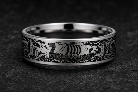 Longship Longship Prow Ring hero mockup