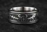 Dragon Guardian Wedding Band hero mockup