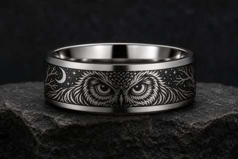 Owl Eyes Ring hero mockup