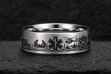 Paramedic EMT Star Of Life Geometry Ring hero mockup