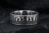 Ulfhednar Shield Spartan Helmet Profile Ring hero mockup