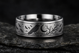 Raven Moon Omen Ring hero mockup