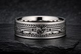 Usmc Style Honor Stripe Ring hero mockup