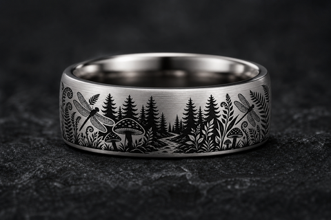 Wilderkind Insect/forest Dragonfly Wings Ring hero mockup