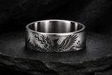 Phoenix Rebirth Flame Ring hero mockup