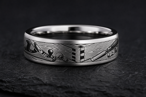 Woodworking Hand Plane Ring hero mockup