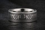 Longship Triskele Spiral Ring hero mockup