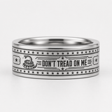 Don't Tread On Me Oath Star Border Ring hero mockup