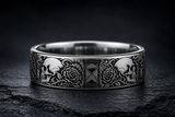 Memento Mori Skull Profile Ring hero mockup