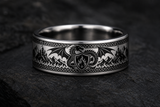 Dragon Guardian Wedding Band hero mockup