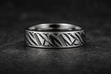 Barber Pole Spiral Ring hero mockup