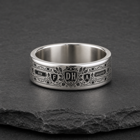 Father Husband Family Gift Ring hero mockup