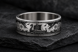 Viking Longship Rune Ring hero mockup
