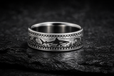 Shark Ocean Silhouette Ring hero mockup