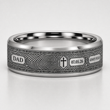 Memorial Fingerprint Keepsake Variant 0705 Ring hero mockup