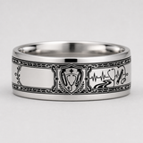 Head Nurse Occupation identity Ring hero mockup