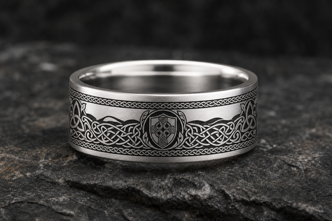 Celtic Trinity Knot Ring hero mockup